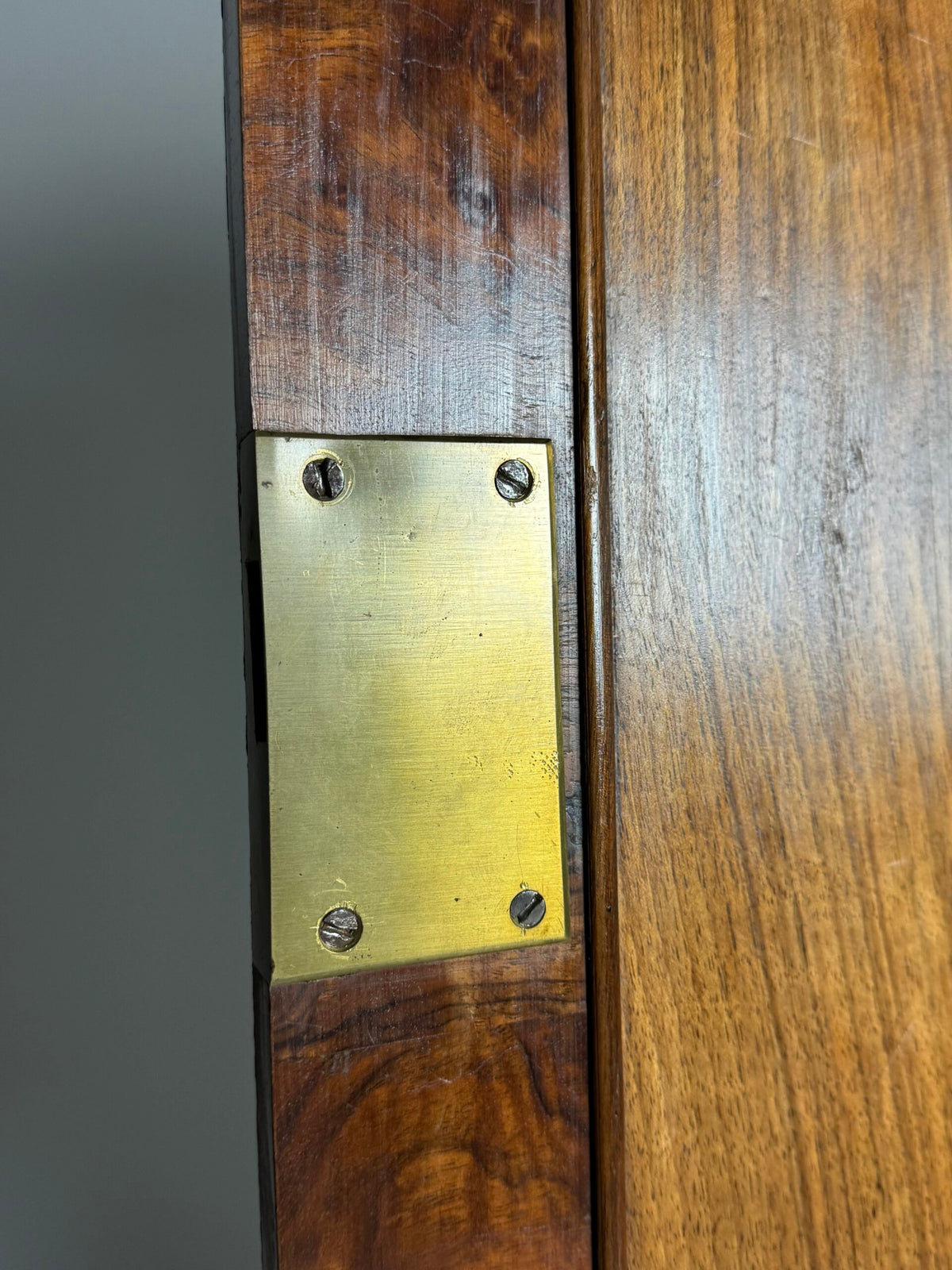 English Burr Walnut Bureau Bookcase, Early 19th Century, photo 35