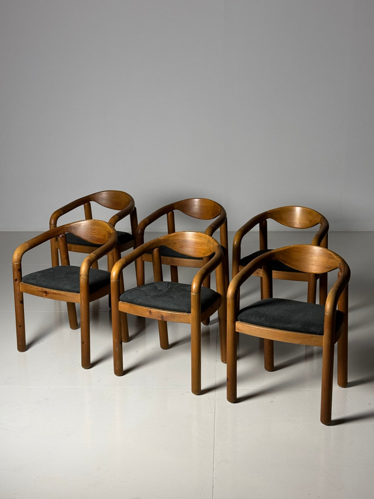 Set of Six Rainer Daumiller Dining Chairs, Denmark, 1970s, photo 3