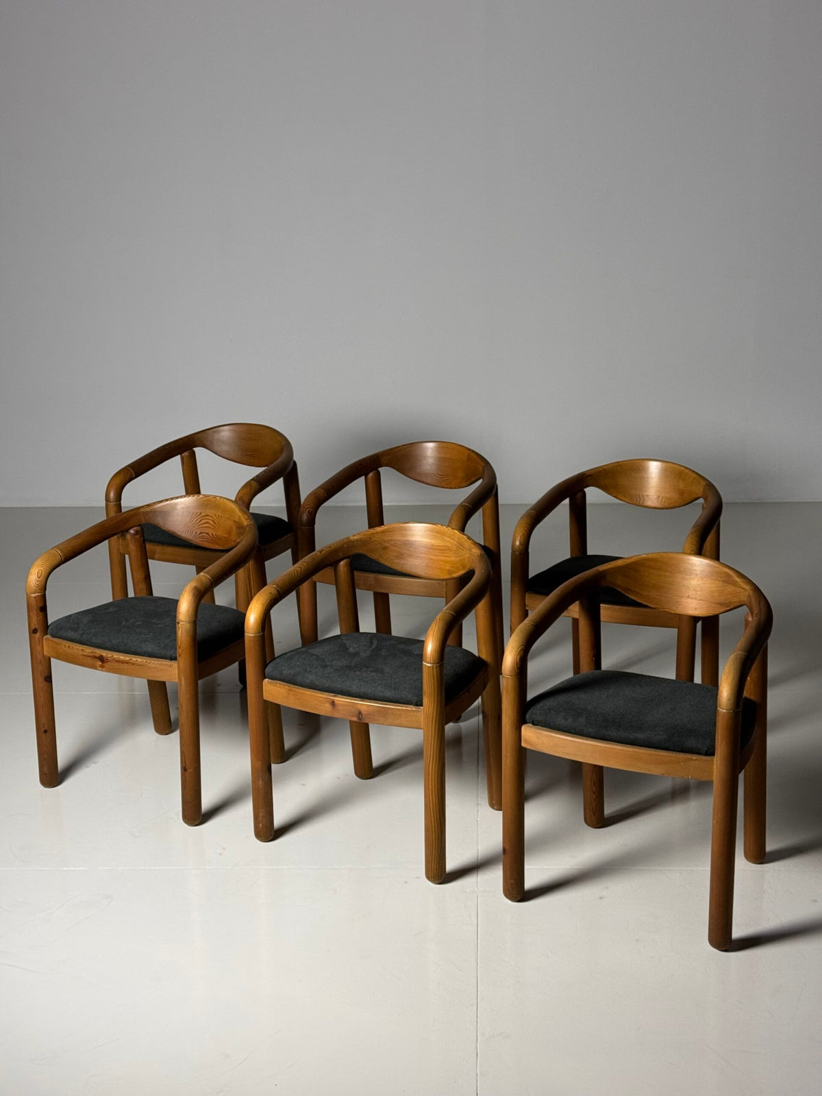 Set of Six Rainer Daumiller Dining Chairs, Denmark, 1970s, photo 10