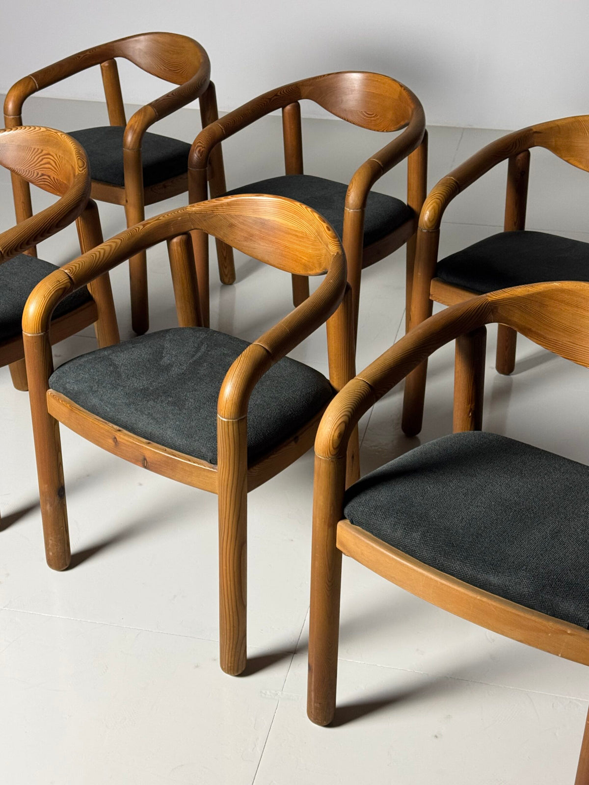 Set of Six Rainer Daumiller Dining Chairs, Denmark, 1970s, photo 9