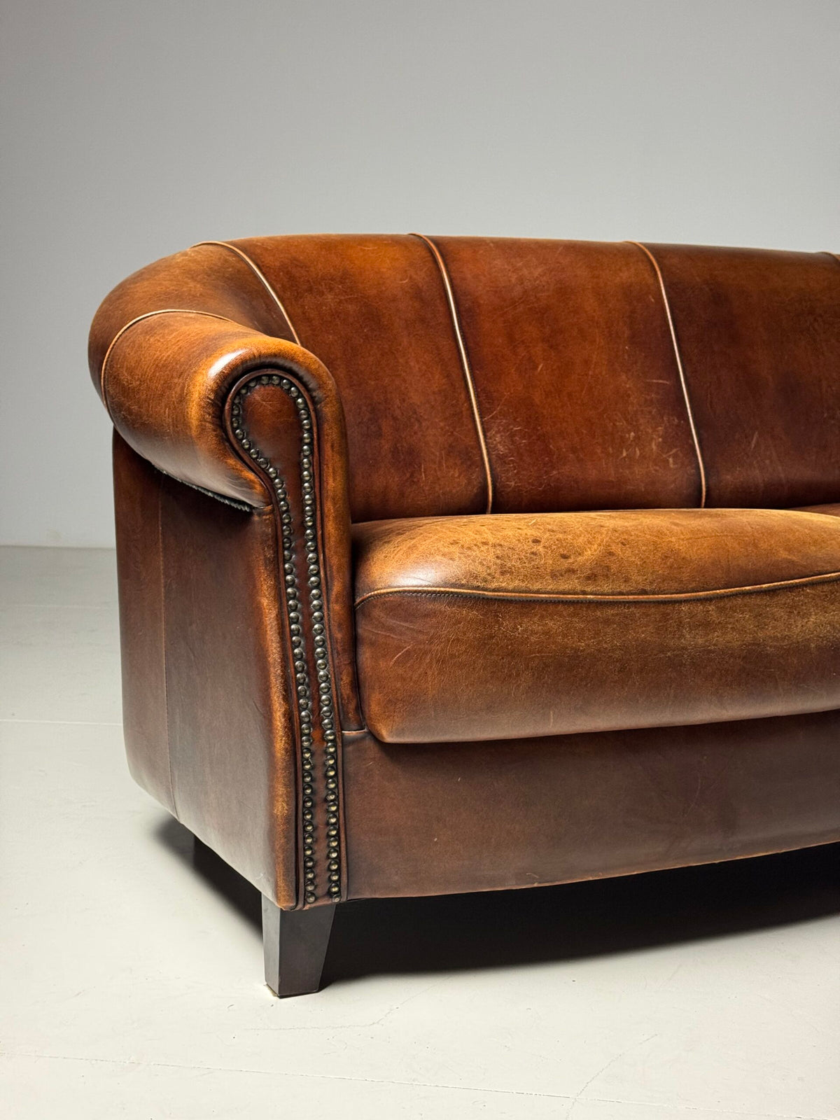 Dutch Sheepskin Two Seater Sofa by Joris, photo 10
