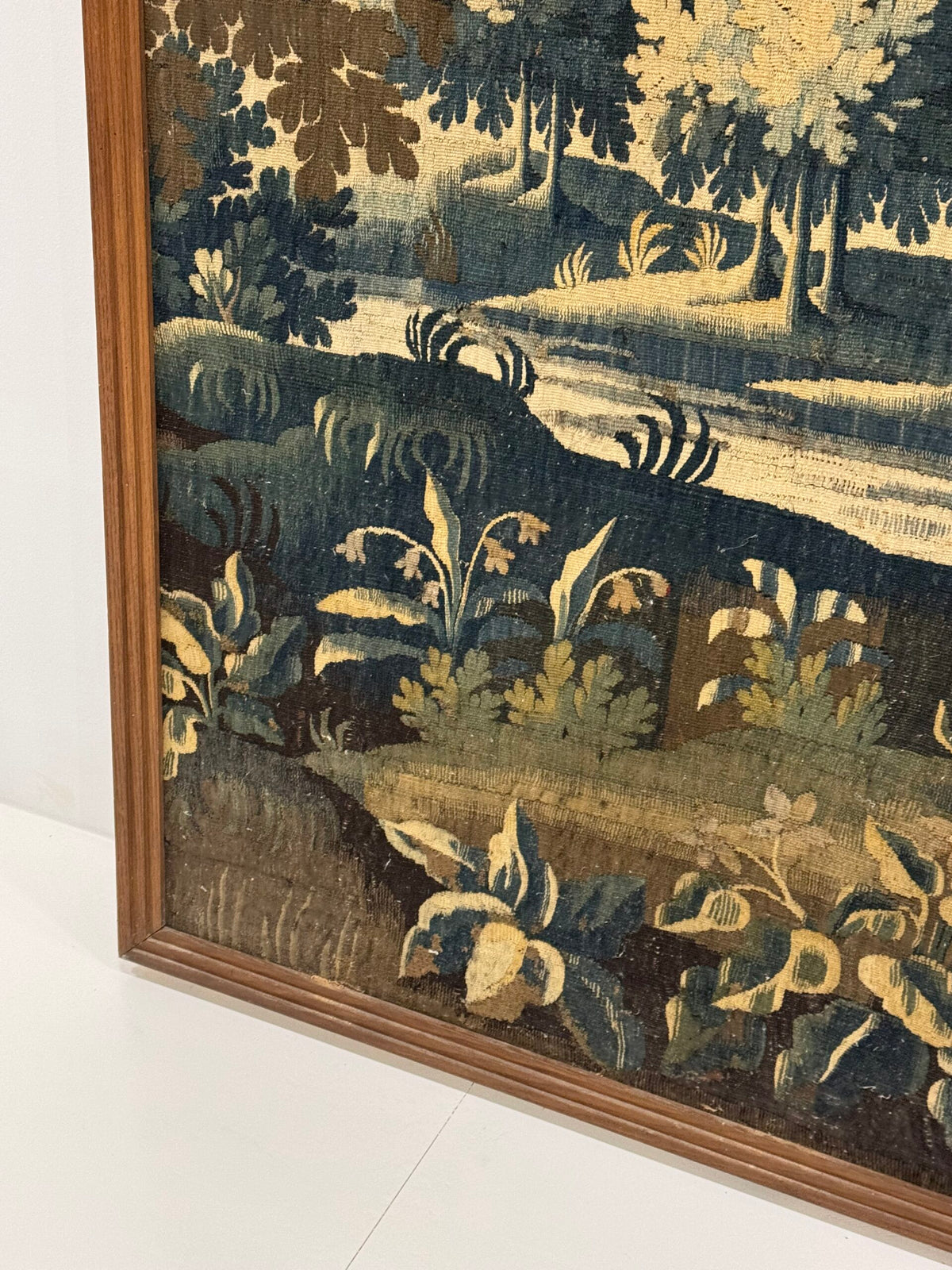 Pair of Framed 18th Century Aubusson Tapestries, France, photo 15