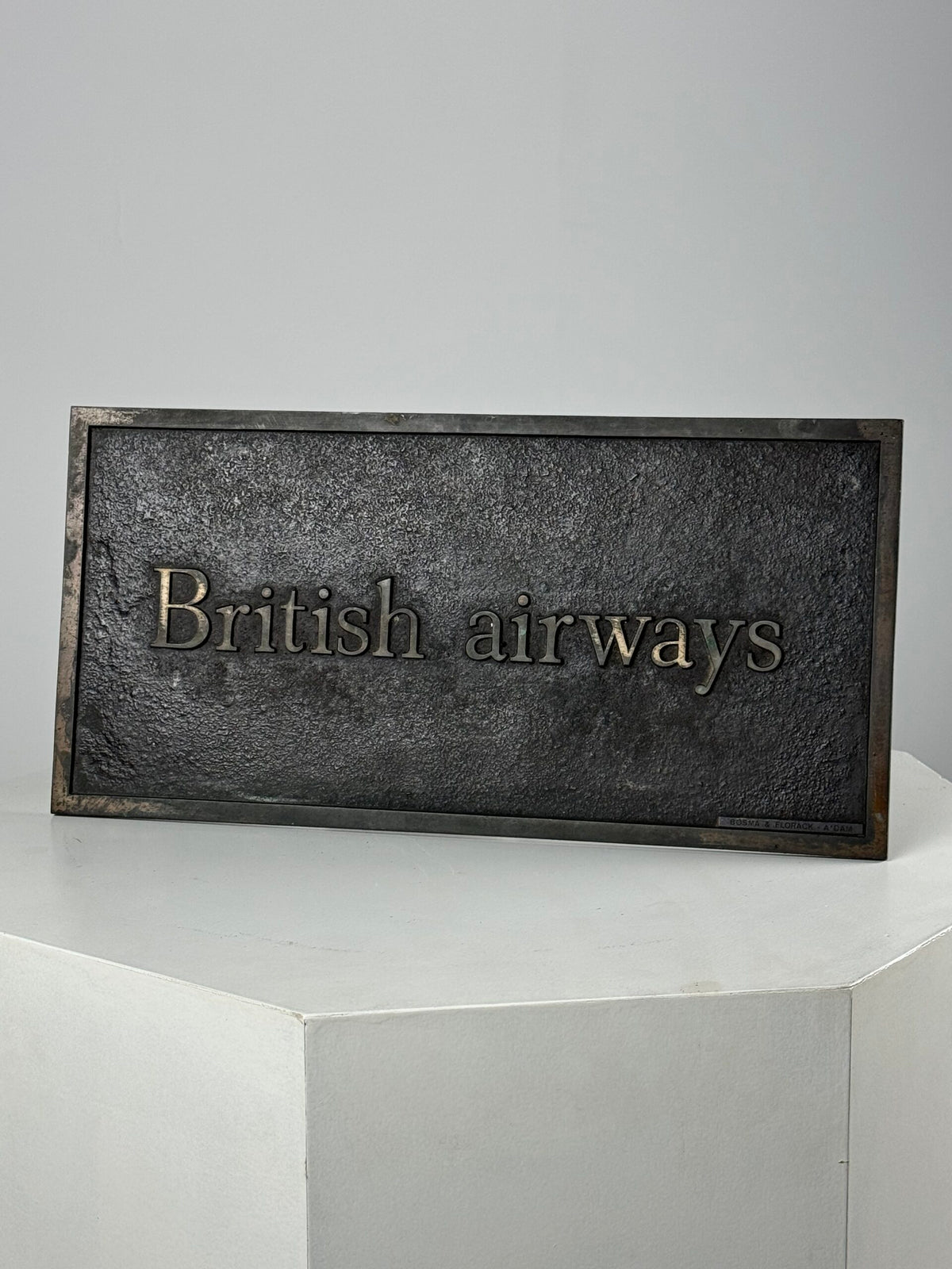 Bronze British Airways Plaque, c. 1974 to 1985, photo 2