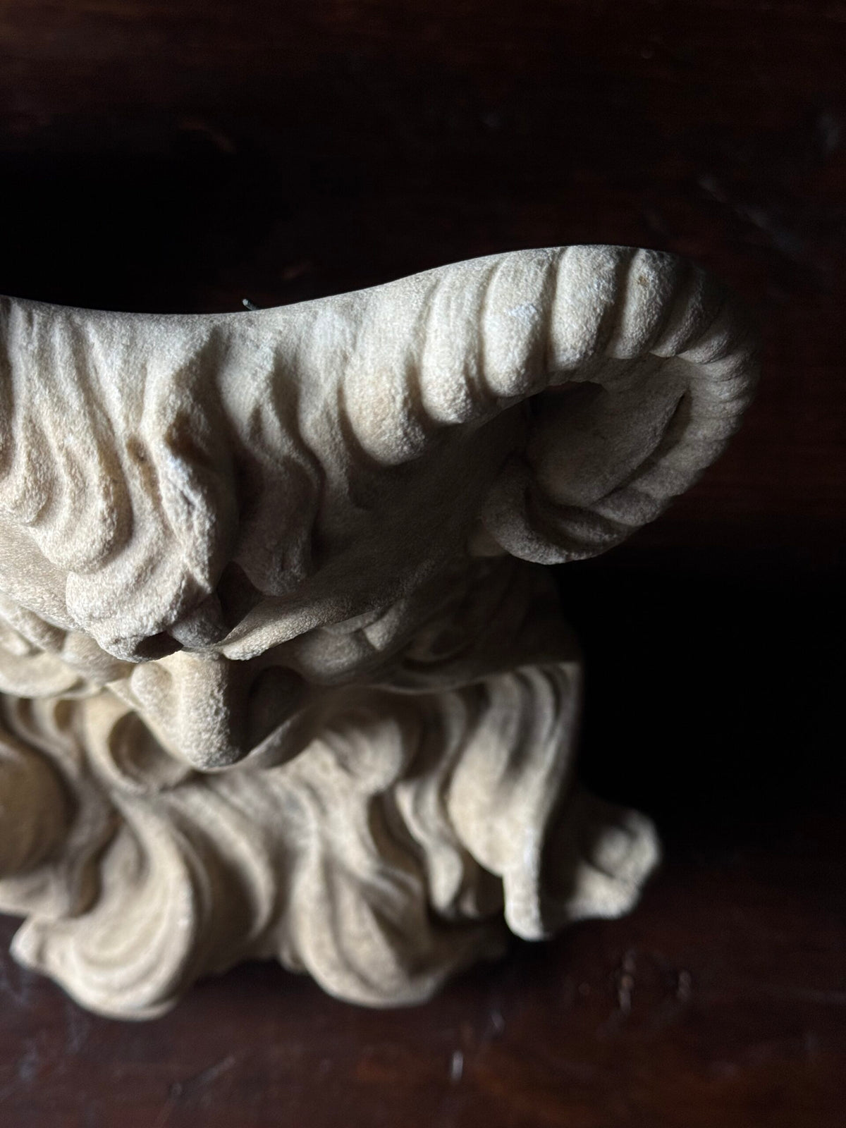 Pair of Italian Marble Satyr Masks, 19th Century, photo 3