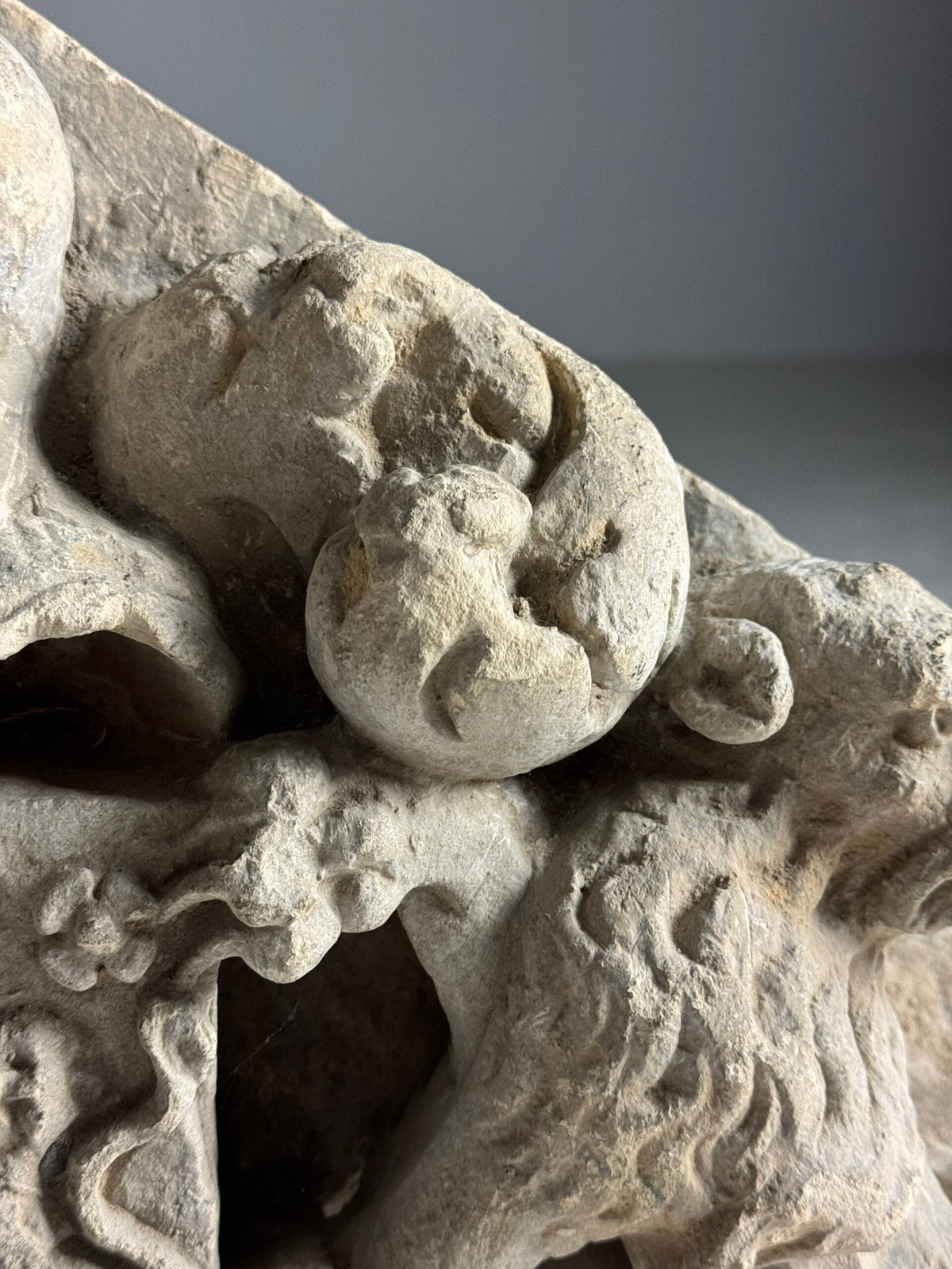 Hand Carved Limestone Coat of Arms, Dutch or Flemish, 18th Century, photo 12