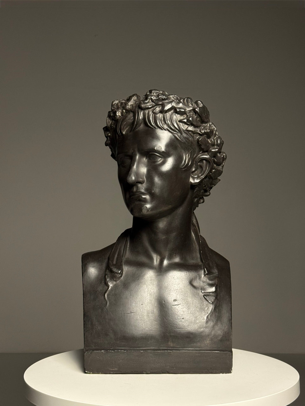 Life-size Plaster Bust of Emperor Augustus, c. 1890, photo 19