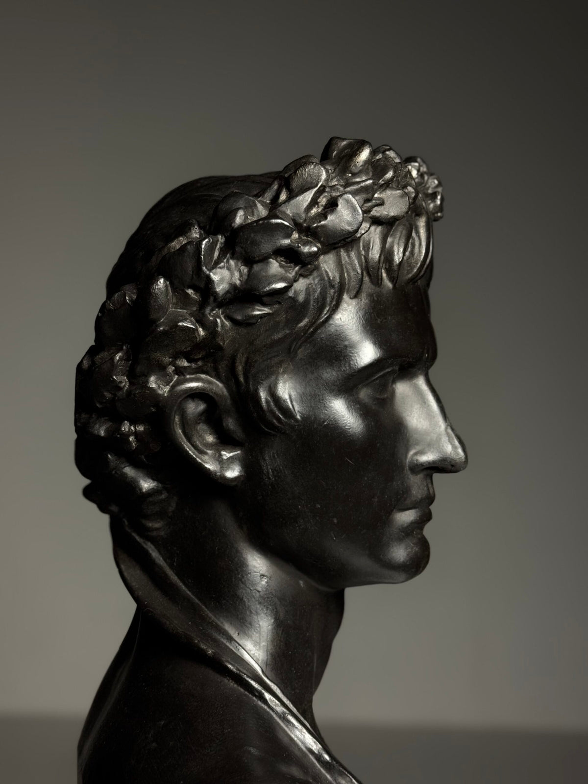 Life-size Plaster Bust of Emperor Augustus, c. 1890, photo 13