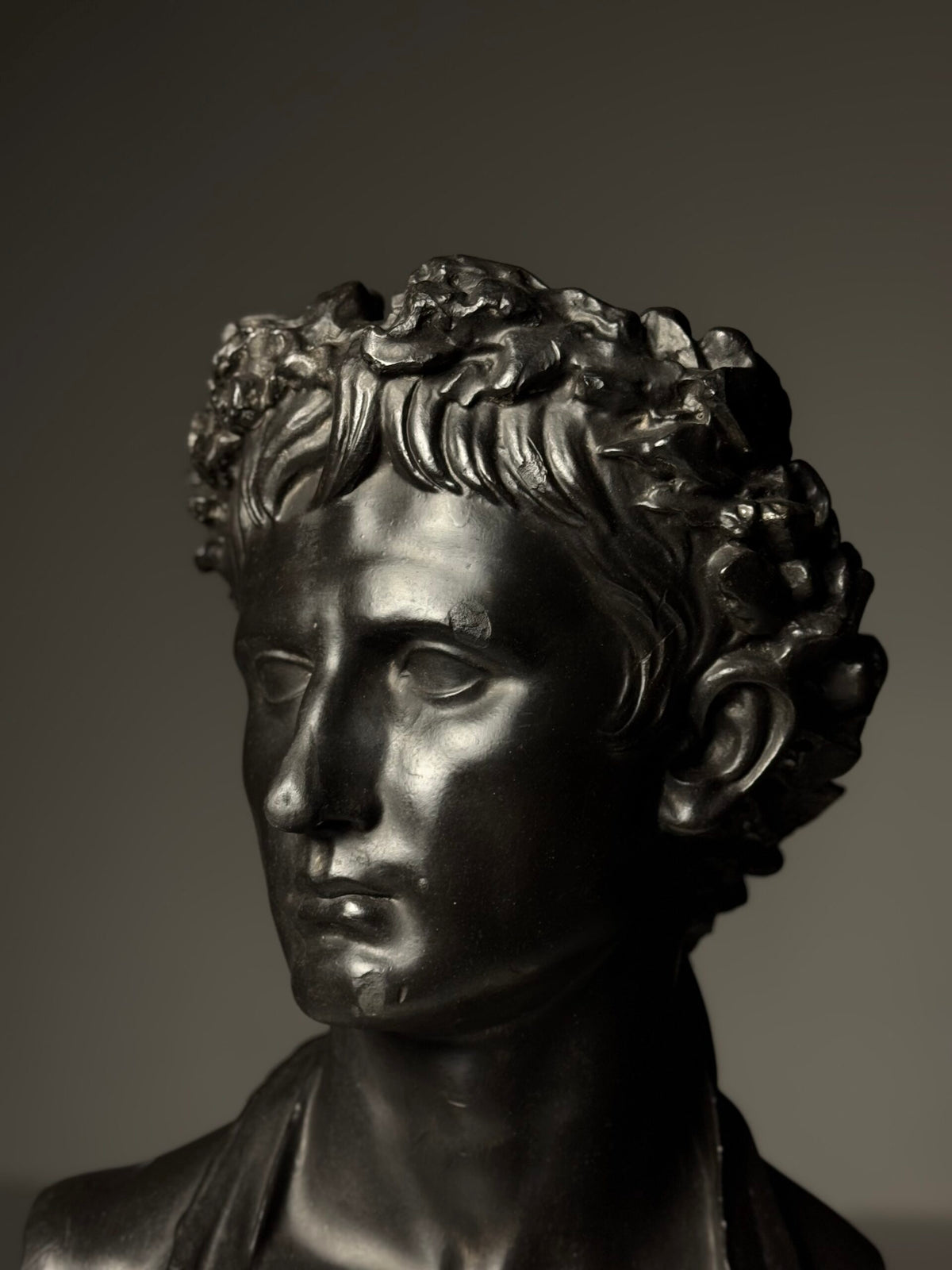 Life-size Plaster Bust of Emperor Augustus, c. 1890, photo 4