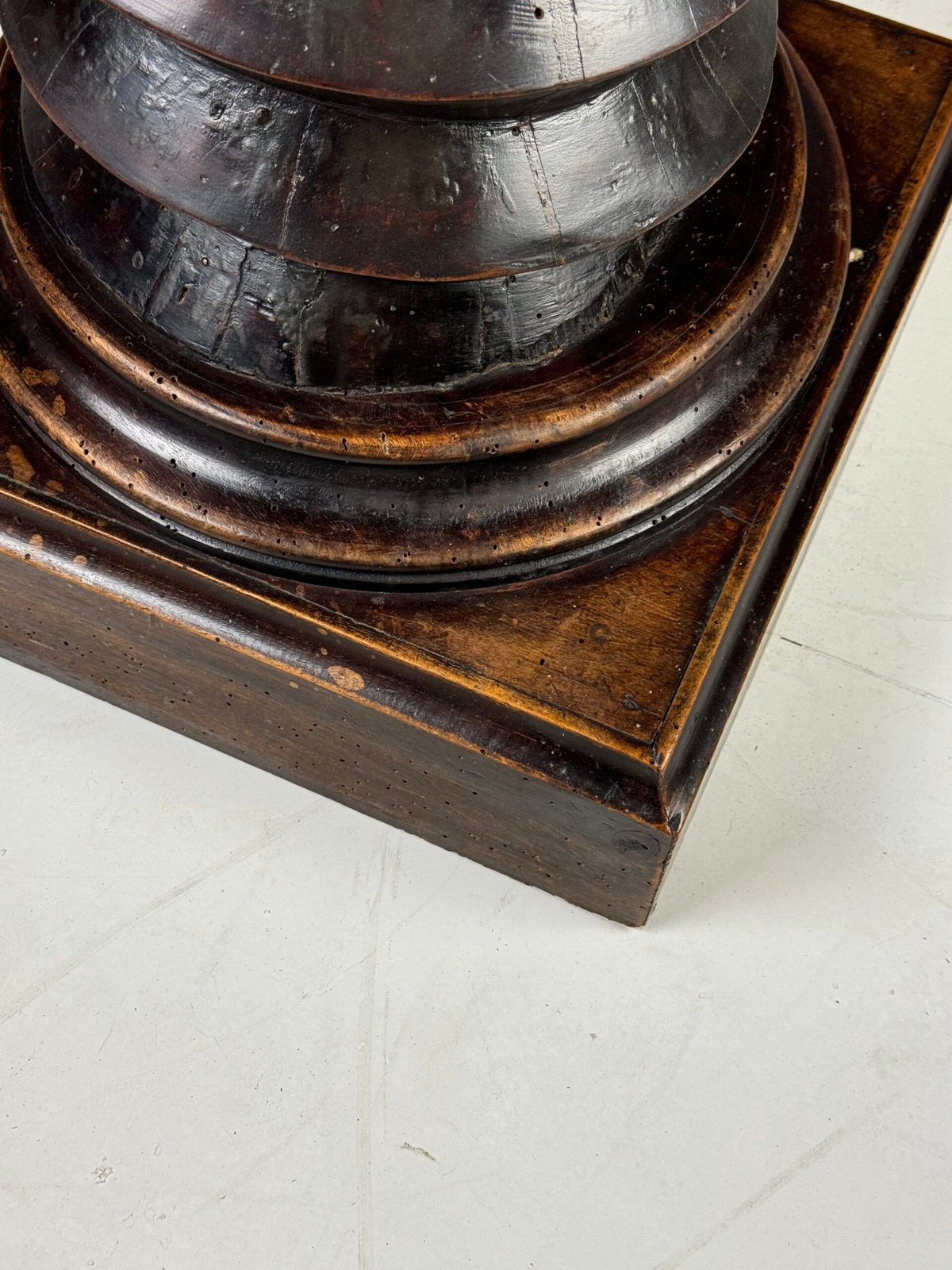 Large French Screw Column Pedestal, Early 20th Century, photo 9