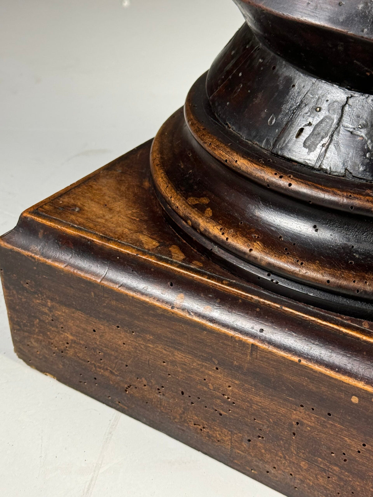 Large French Screw Column Pedestal, Early 20th Century, photo 10