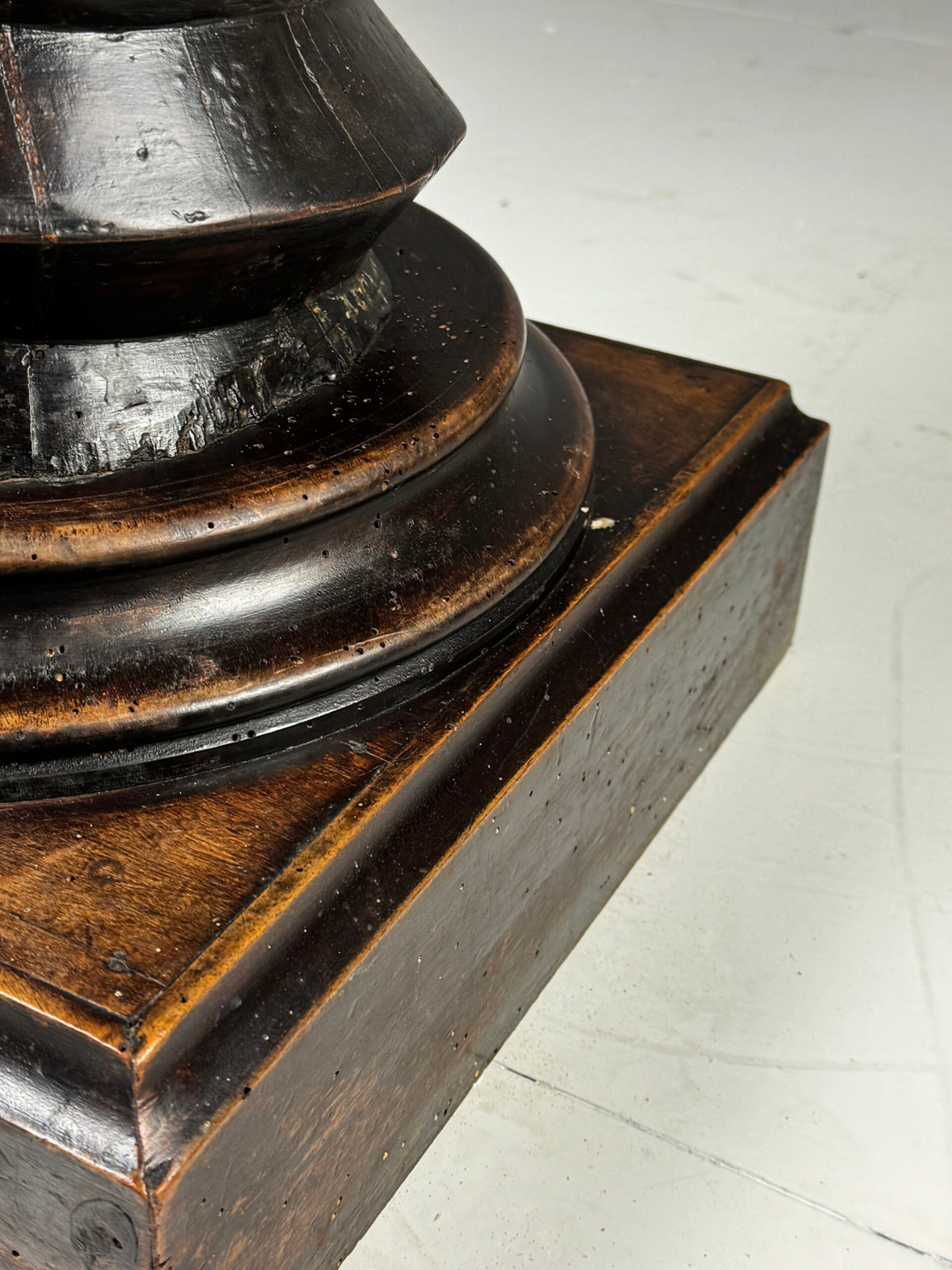 Large French Screw Column Pedestal, Early 20th Century, photo 11