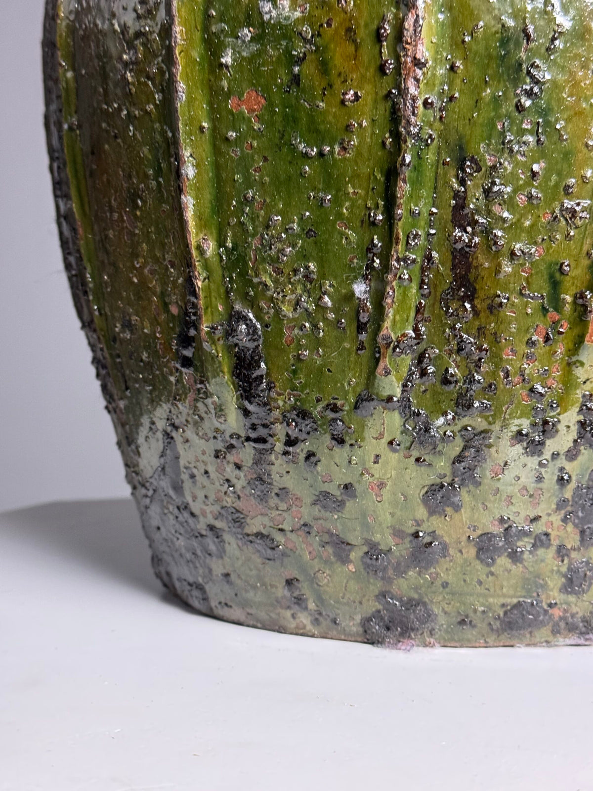 French 18th Century Green Glazed Jug, photo 4