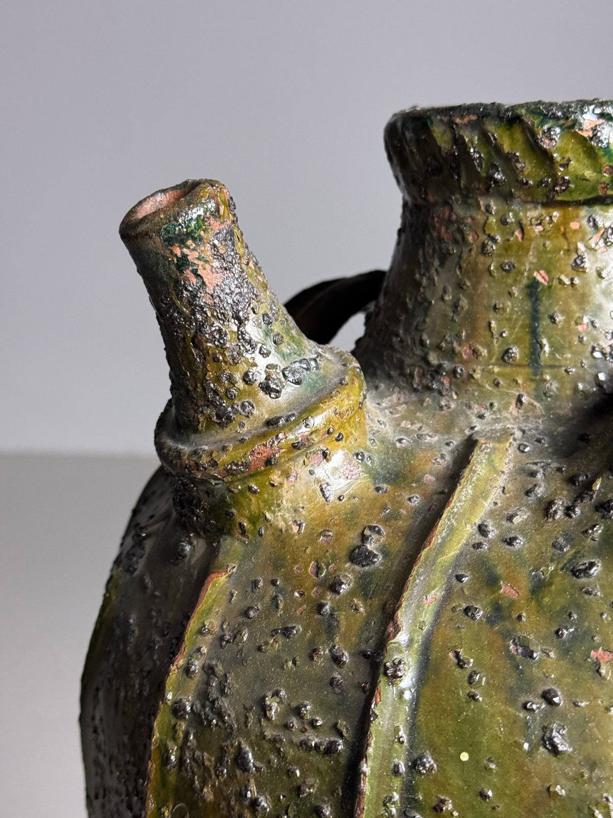 French 18th Century Green Glazed Jug, photo 3