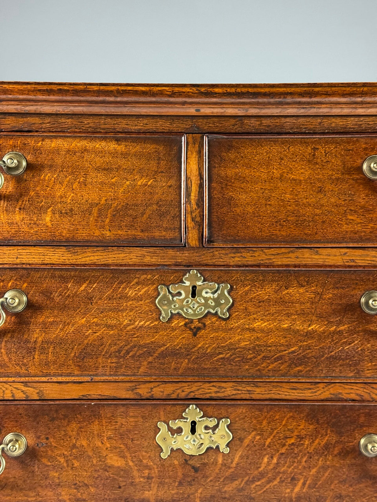 English Oak Tallboy Chest of Drawers, Early 19th Century, photo 19