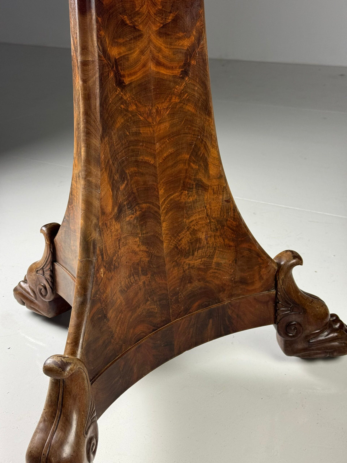 French Empire Mahogany Gueridon Center Table, Early 19th Century, photo 12