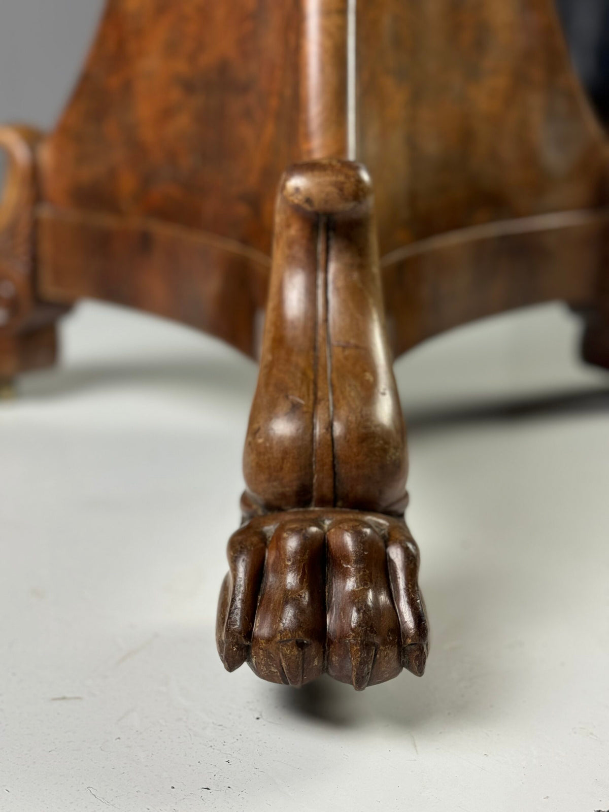 French Empire Mahogany Gueridon Center Table, Early 19th Century, photo 17