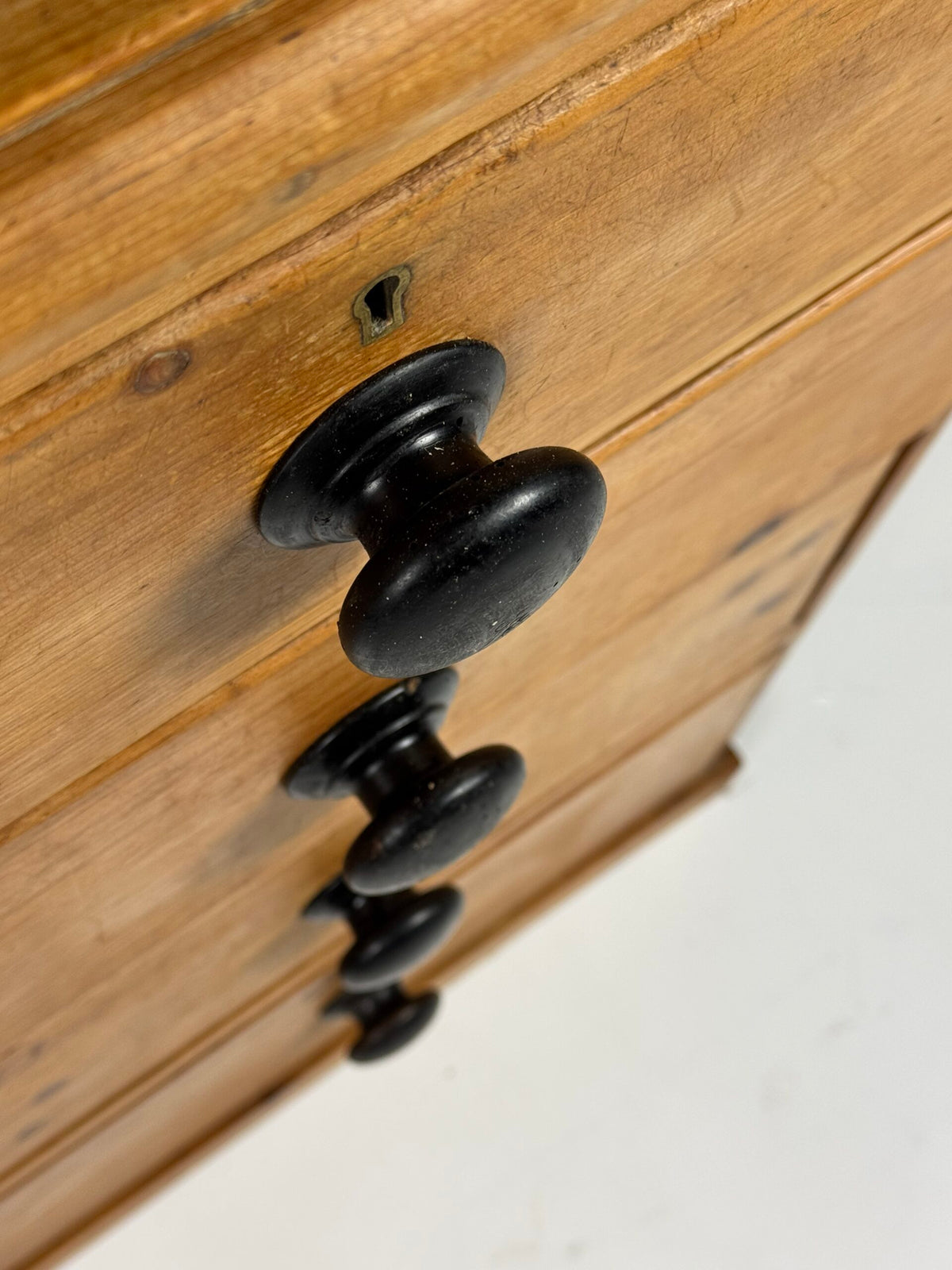 English Solid Pine Chest of Drawers, 19th Century, photo 9