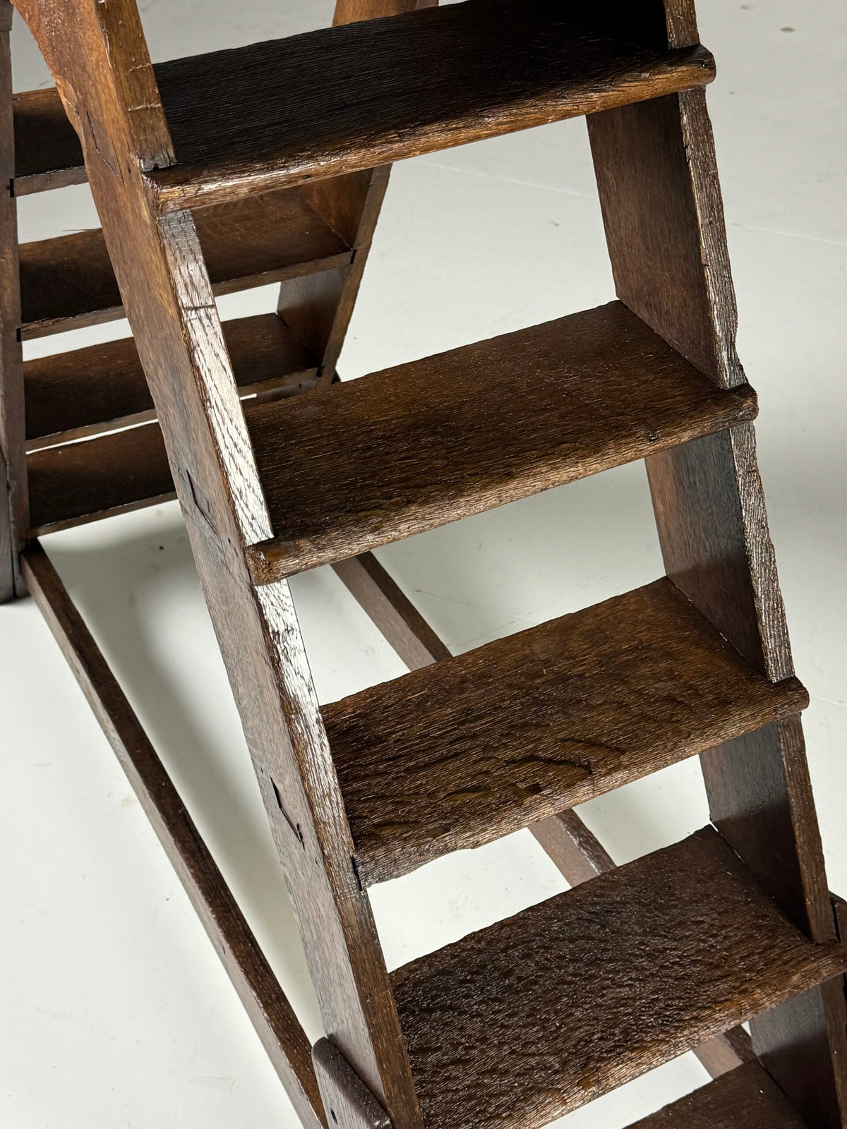 Antique Oak Library Steps, 19th Century, photo 5