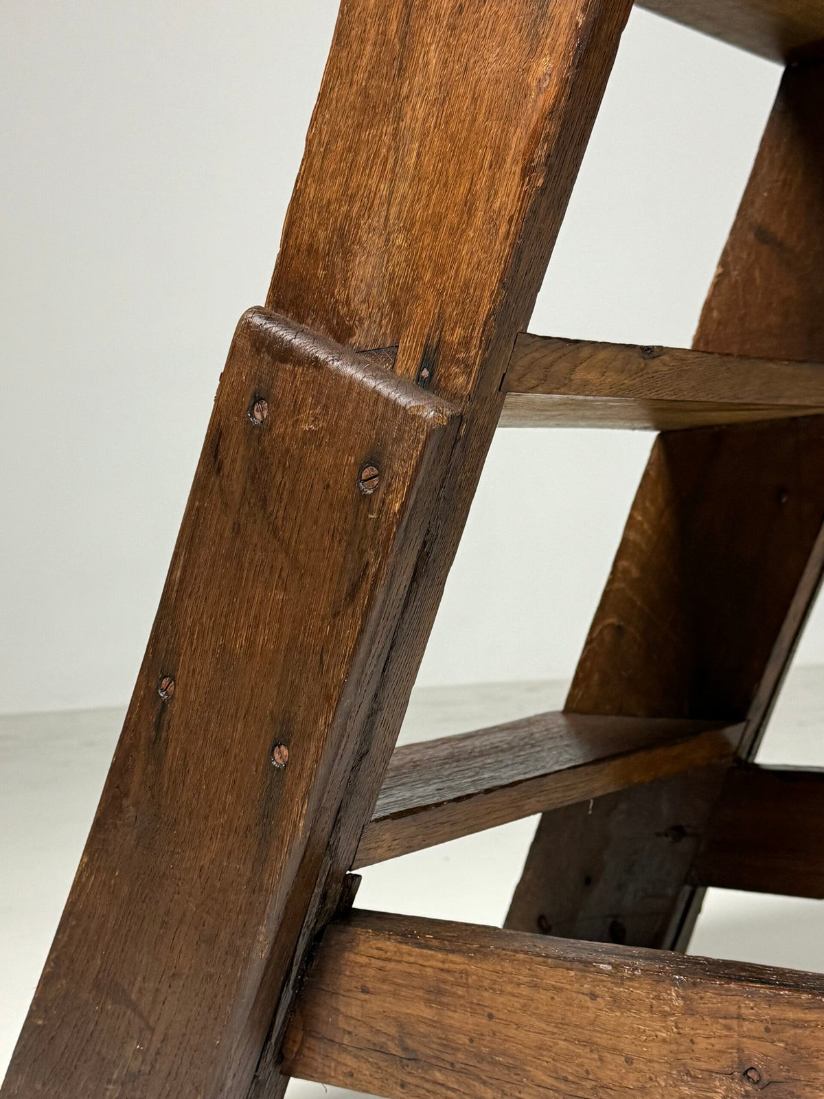Antique Oak Library Steps, 19th Century, photo 9