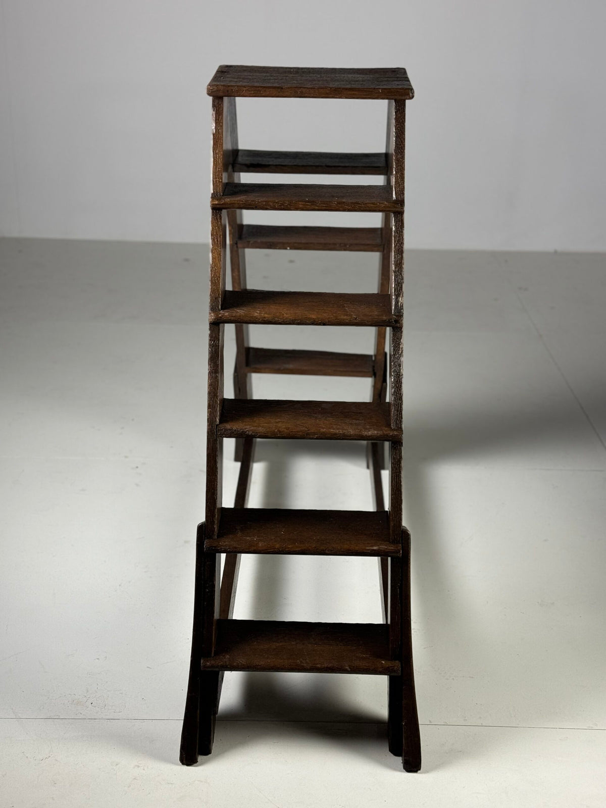 Antique Oak Library Steps, 19th Century, photo 16