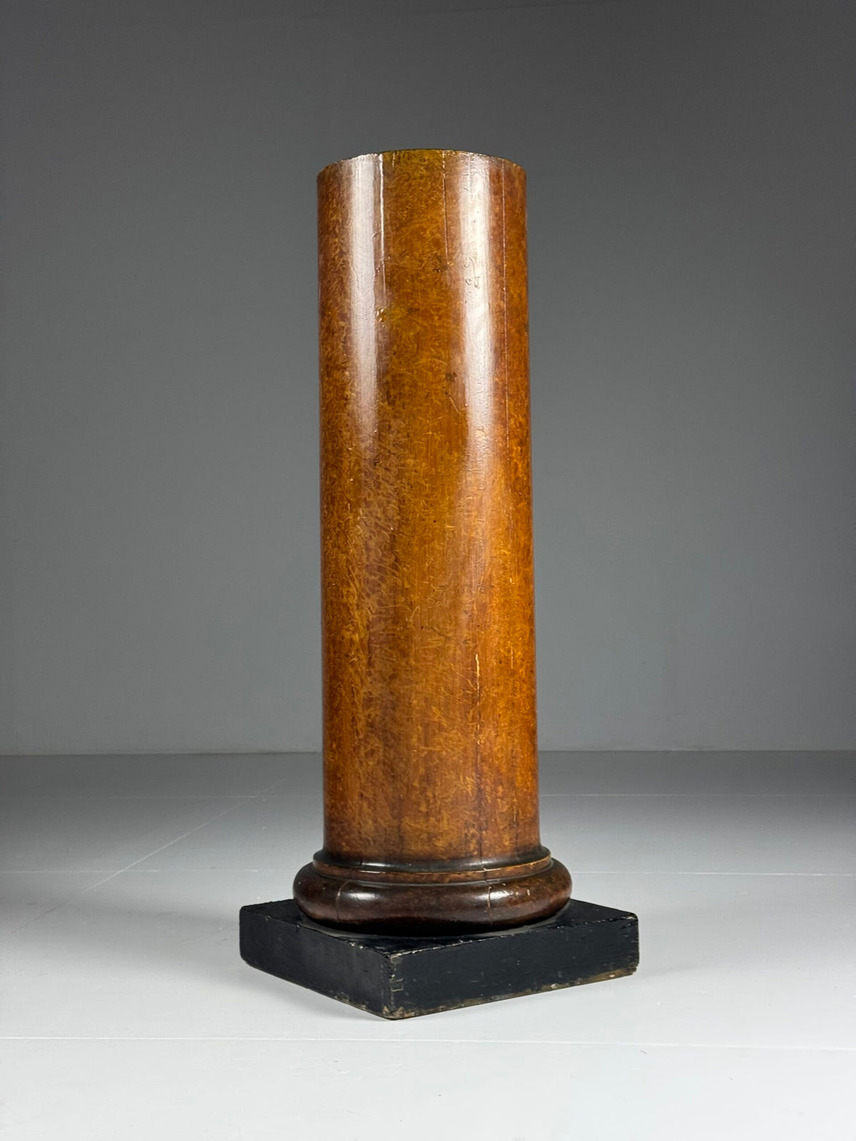 Wooden Faux Bois Column Pedestal, 19th Century, photo 17