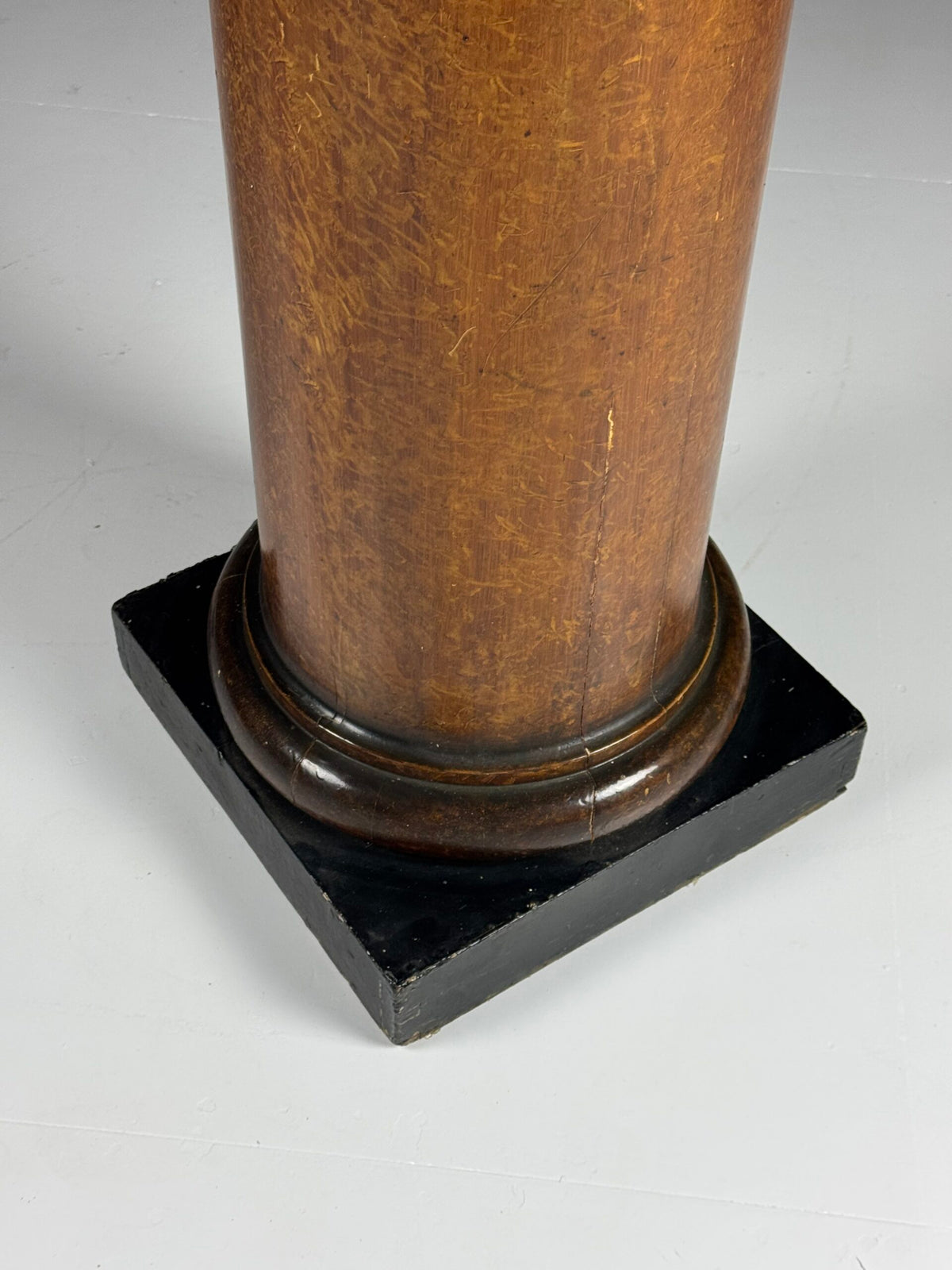 Wooden Faux Bois Column Pedestal, 19th Century, photo 16