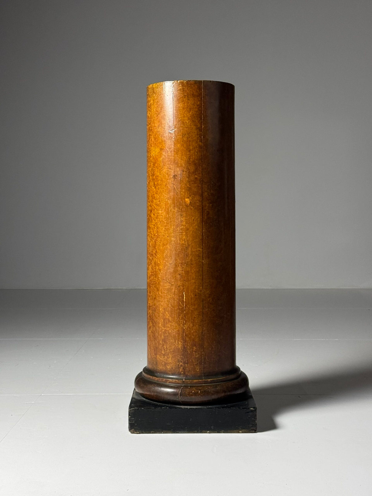 Wooden Faux Bois Column Pedestal, 19th Century, photo 1