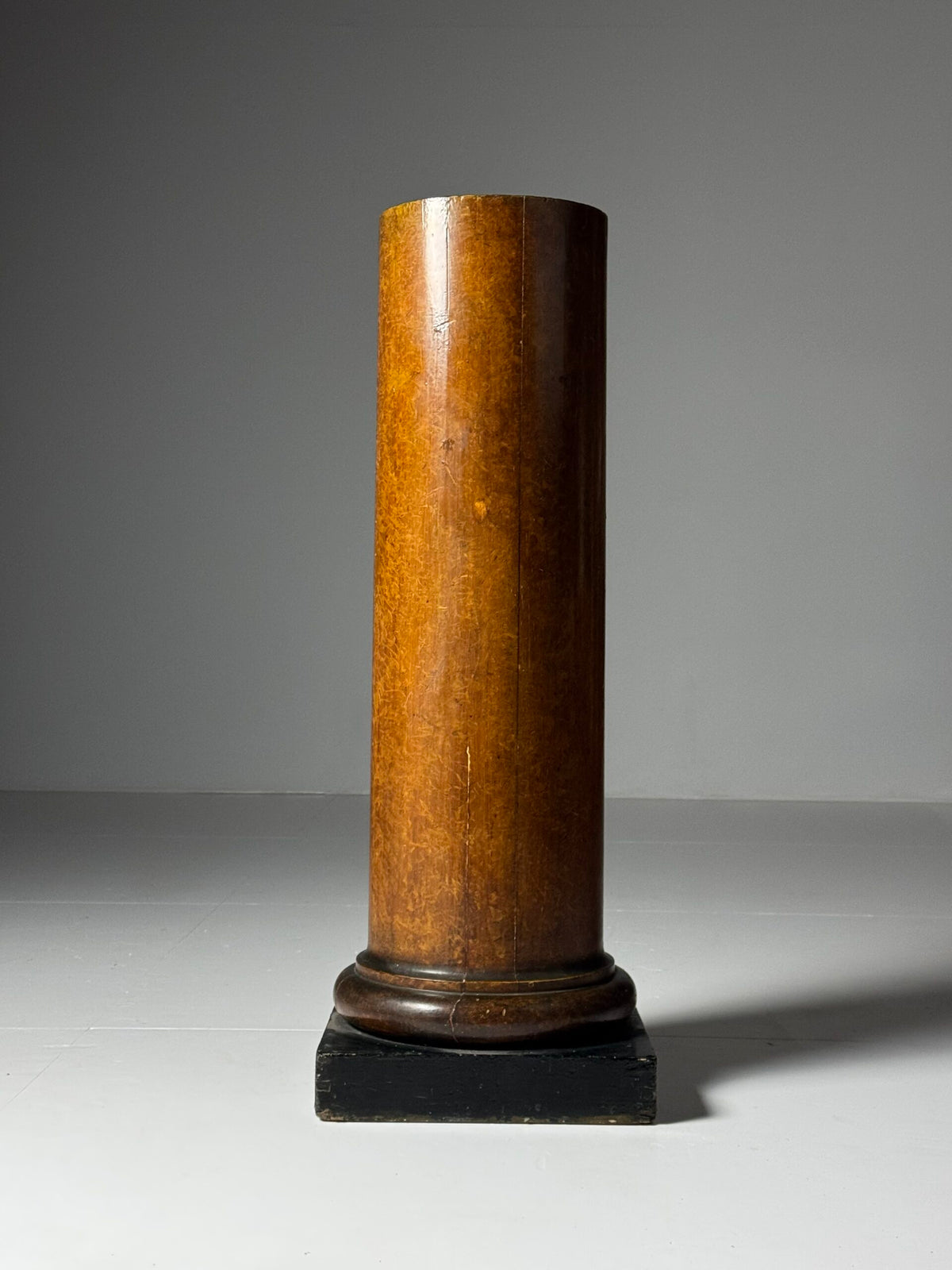 Wooden Faux Bois Column Pedestal, 19th Century, photo 8