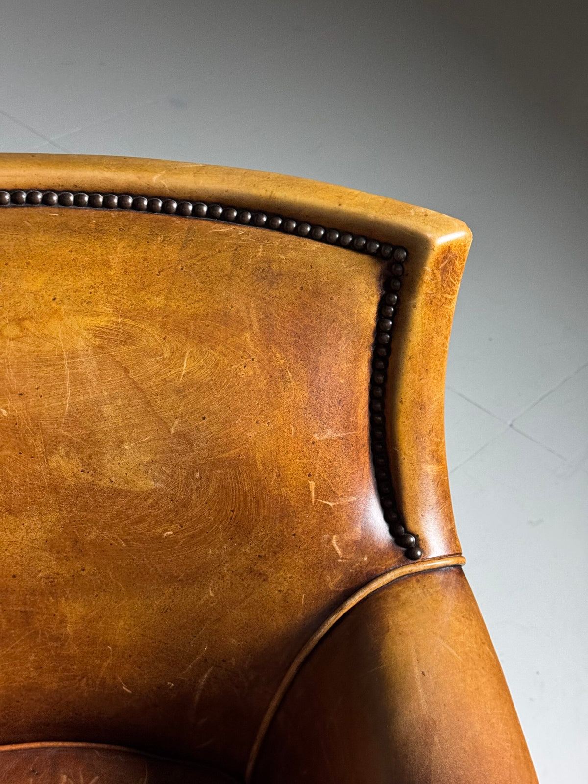 Sheepskin Club Chair in Country House Style, photo 9