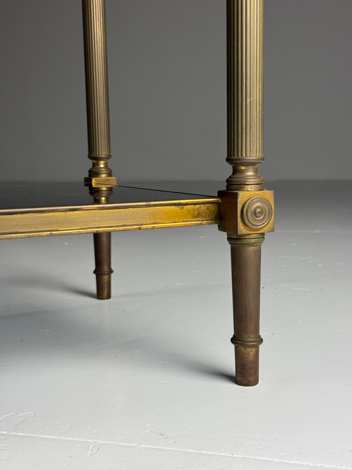 Mid Century Metal and Tinted Glass Bookcase, c. 1960s, photo 10