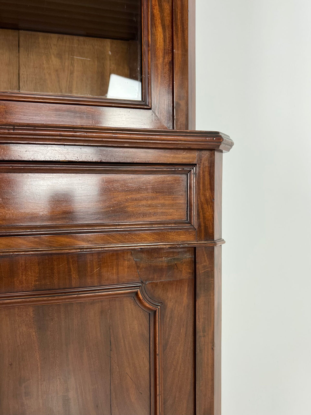 Mahogany Bookcase or Display Cabinet, Late 19th Century, photo 4