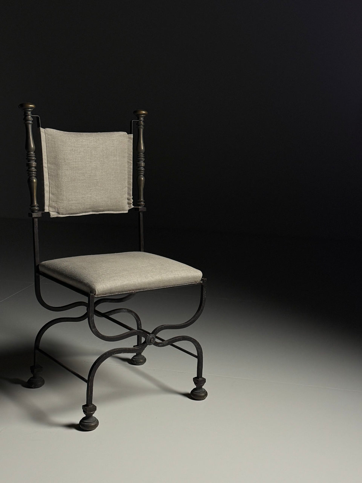 Set of Four Italian Savonarola Chairs, c. 1900, photo 5