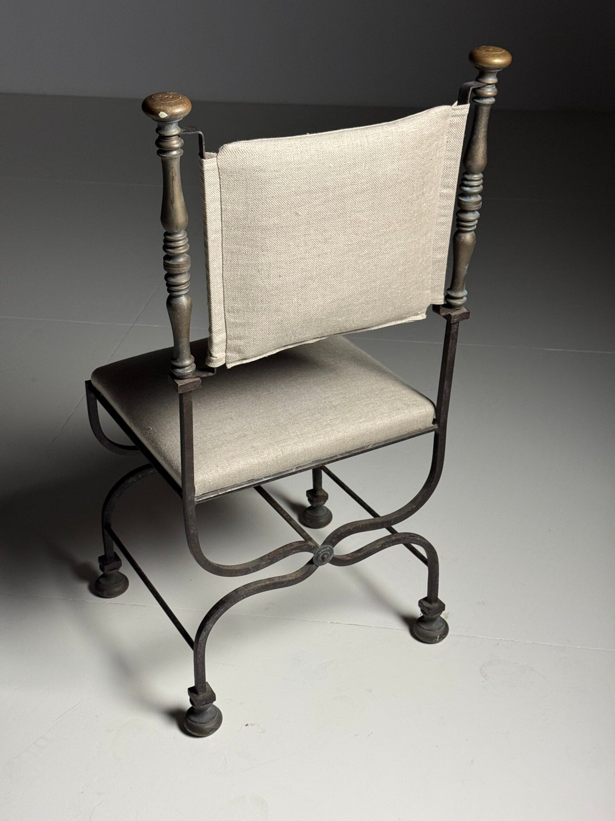 Set of Four Italian Savonarola Chairs, c. 1900, photo 18