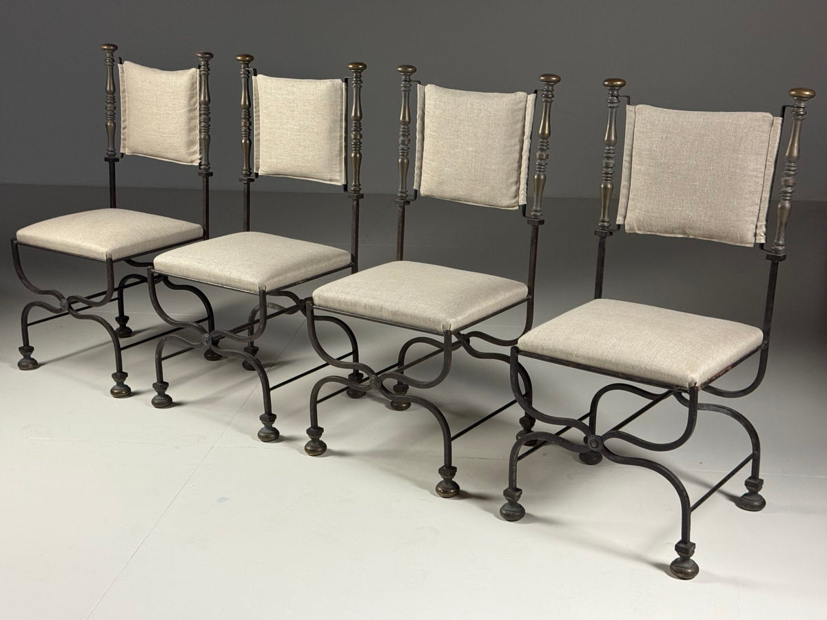 Set of Four Italian Savonarola Chairs, c. 1900, photo 2