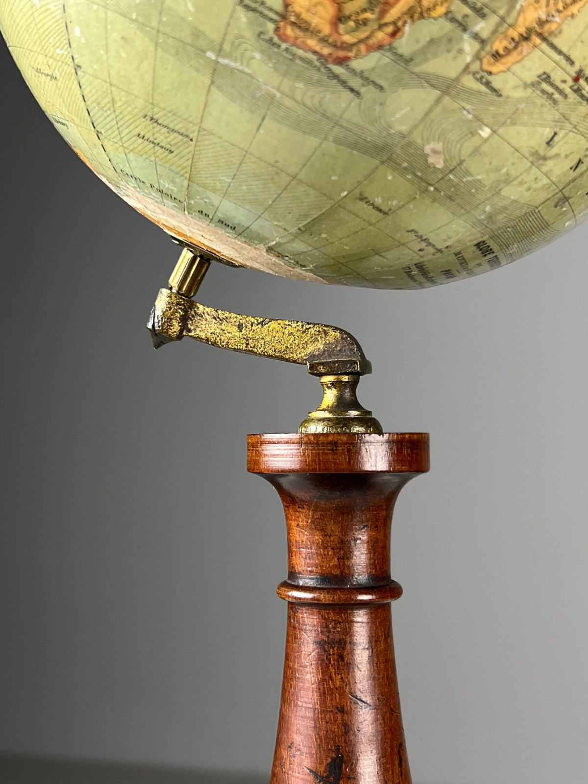 French Terrestrial Globe by M. Vivien de St. Martin, 19th Century, photo 7