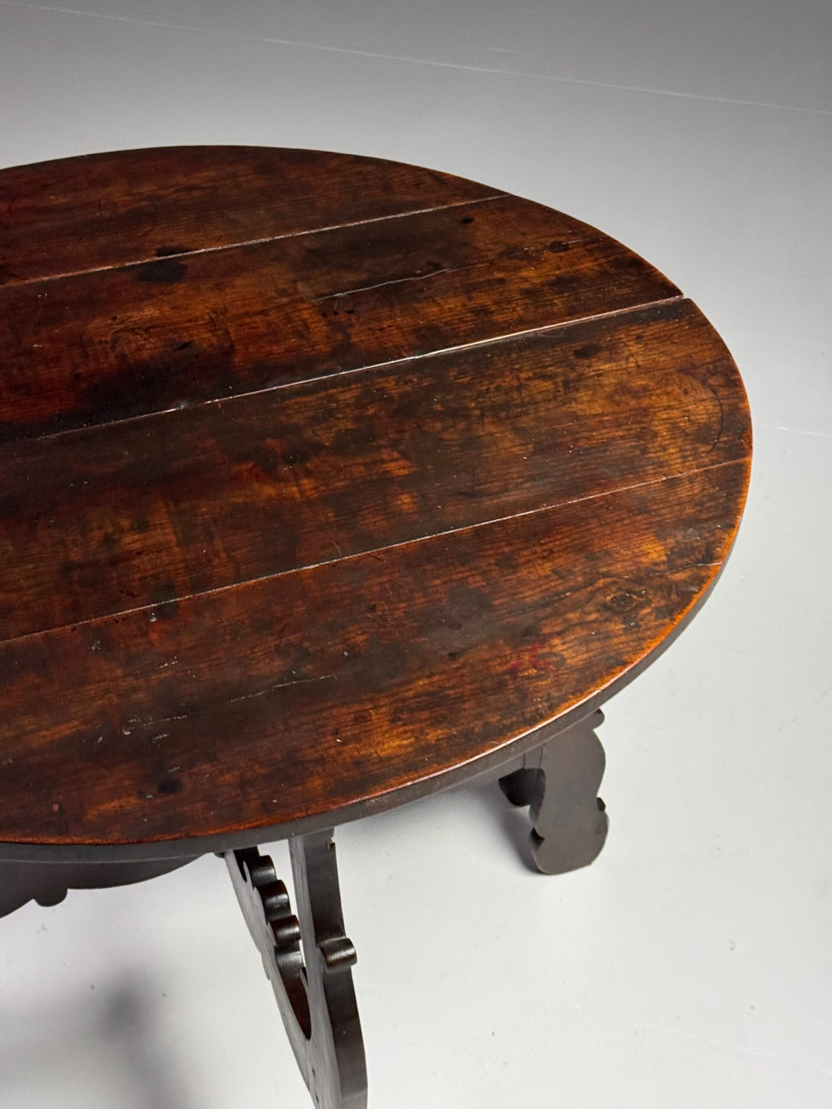 Pair of Italian Demi Lune Console Tables, 18th Century, photo 12