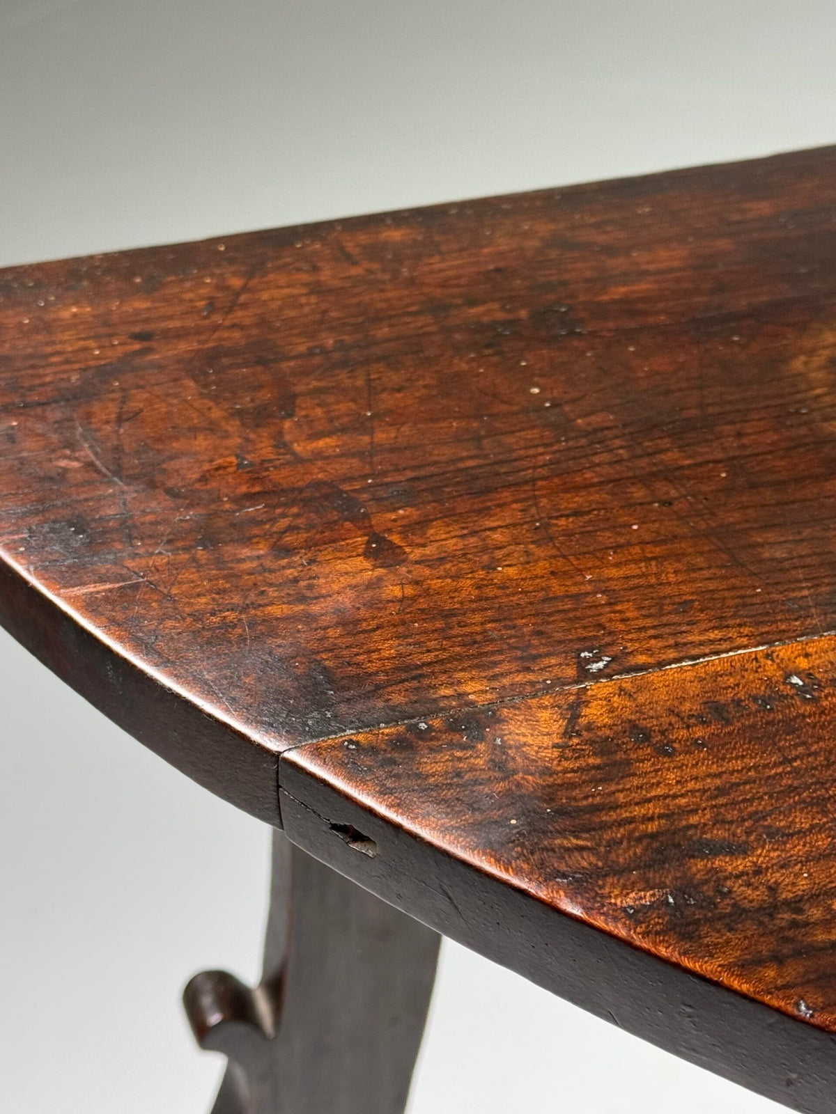 Pair of Italian Demi Lune Console Tables, 18th Century, photo 5