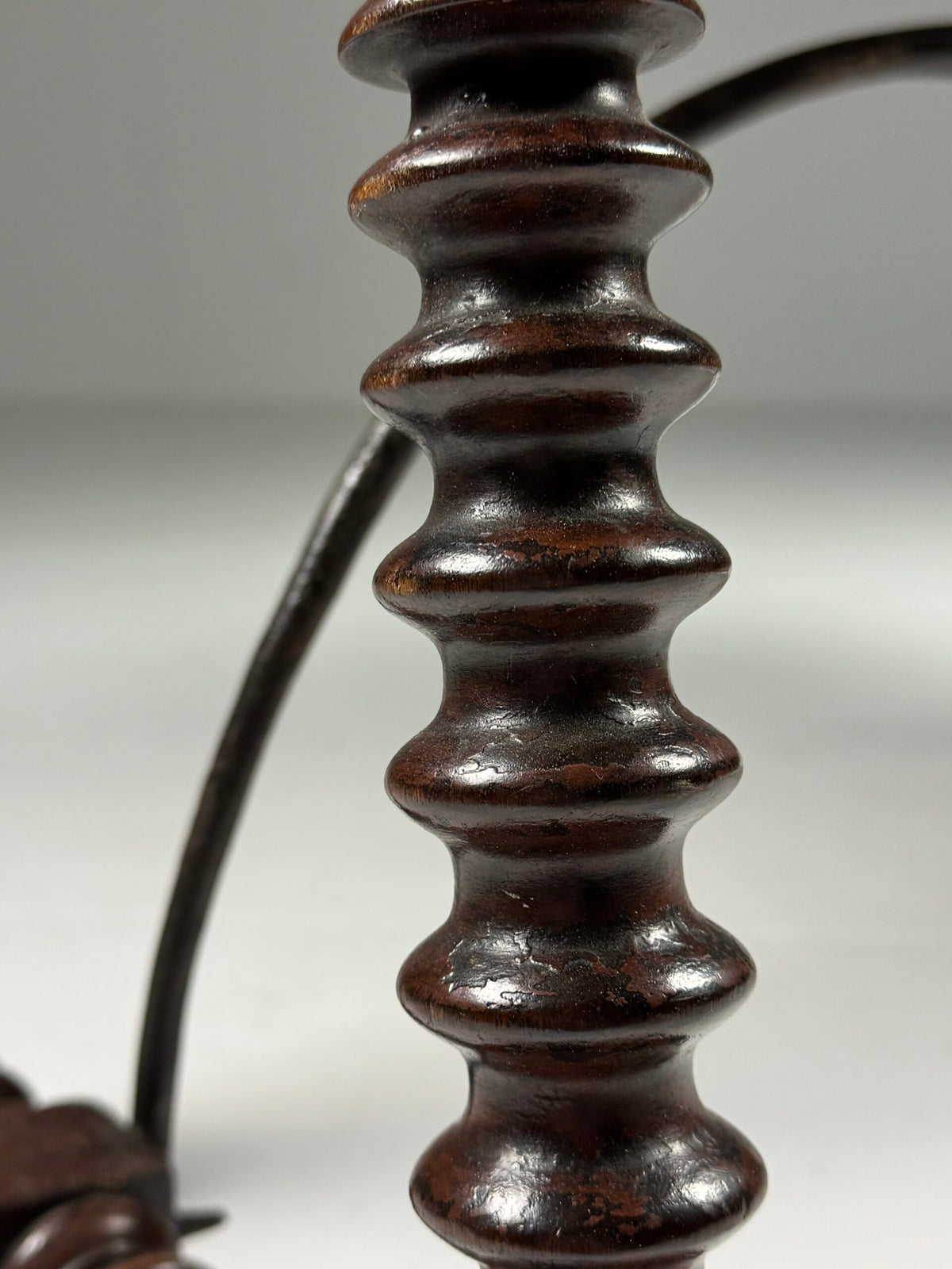 Spanish Walnut Console Table or Writing Table, 18th Century, photo 22