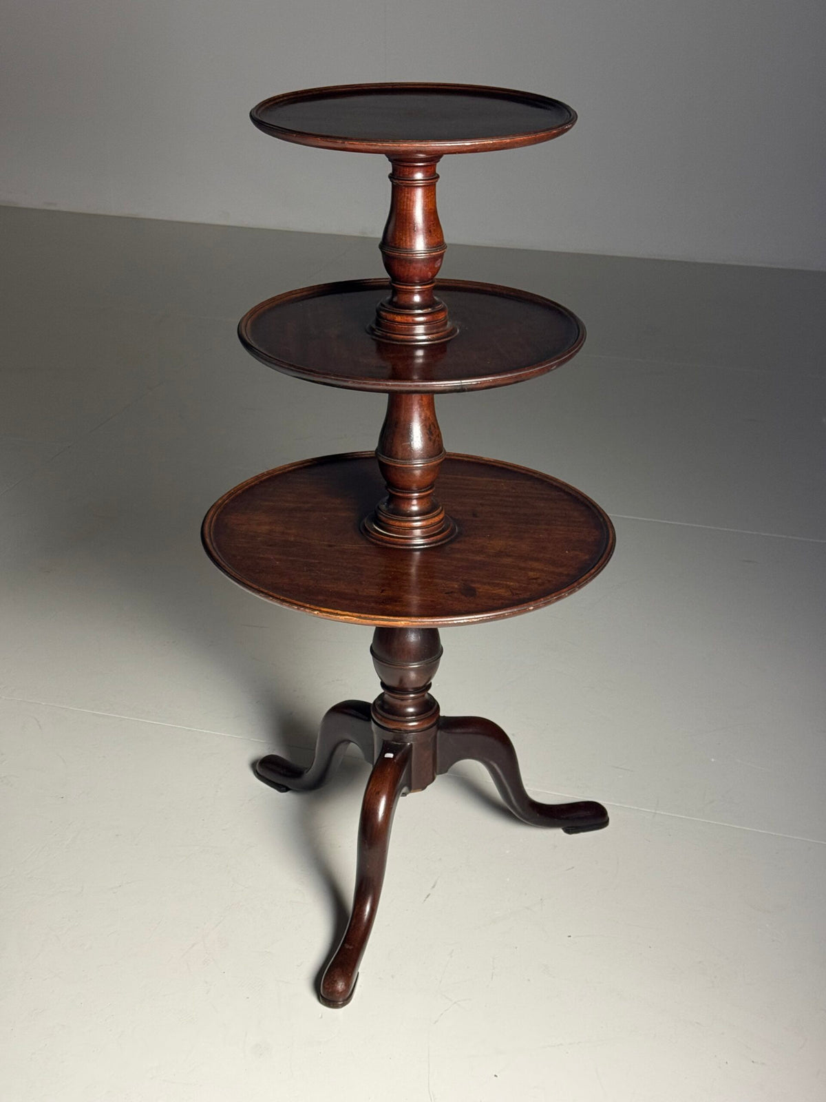 English Tripod Etagere Table, 19th Century, photo 18