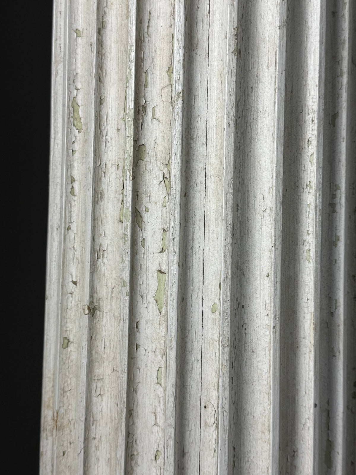 Set of Four Neoclassical White Painted Wooden Columns, 272 cm, photo 7