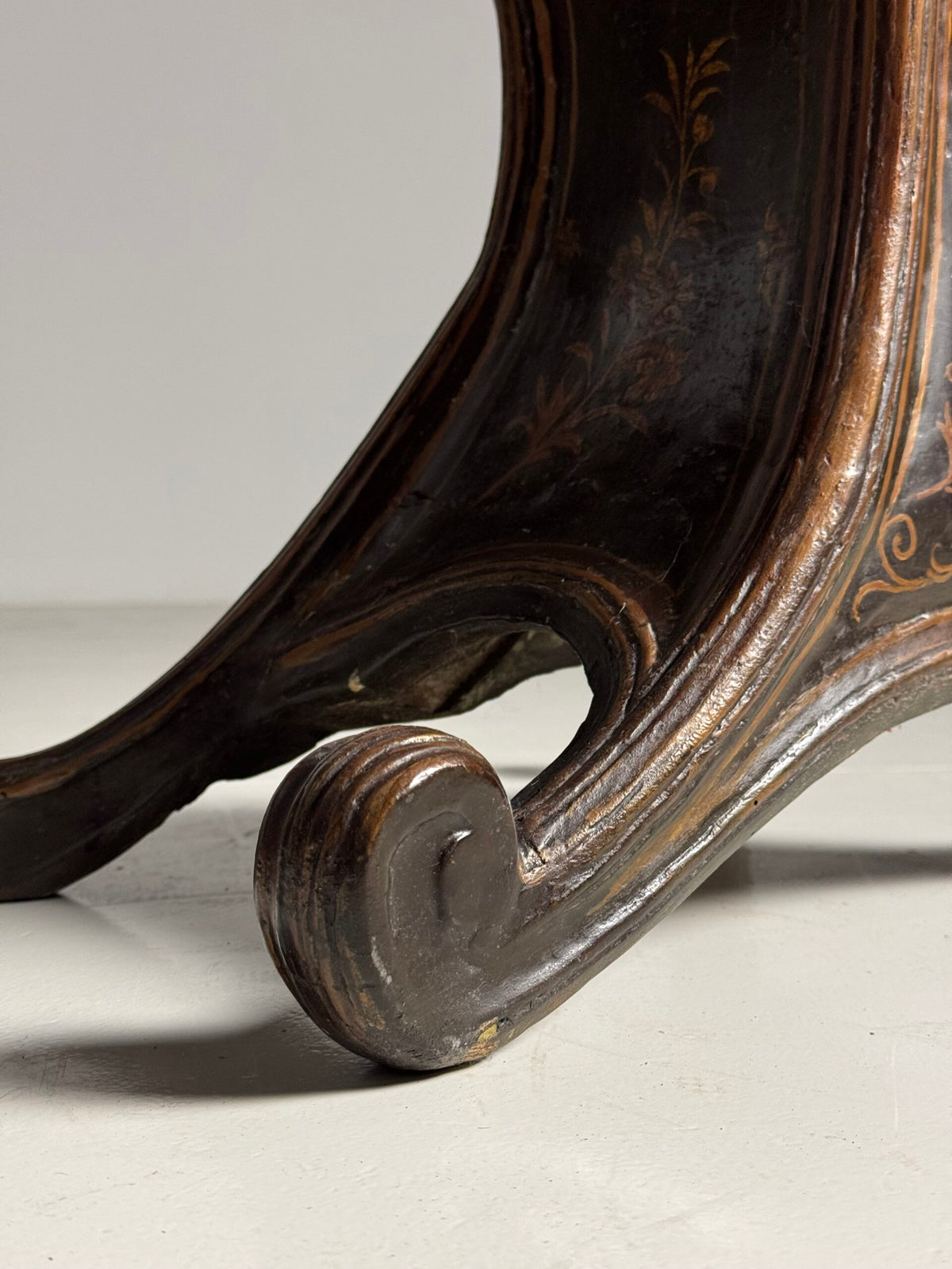 Venetian Gondola Chair with Original Polychrome, 18th Century, photo 29