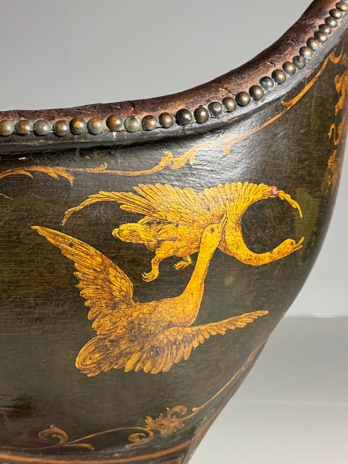 Venetian Gondola Chair with Original Polychrome, 18th Century, photo 4