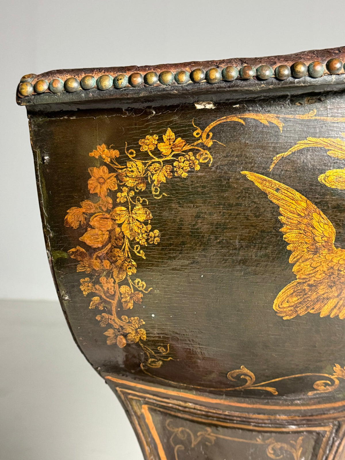 Venetian Gondola Chair with Original Polychrome, 18th Century, photo 16