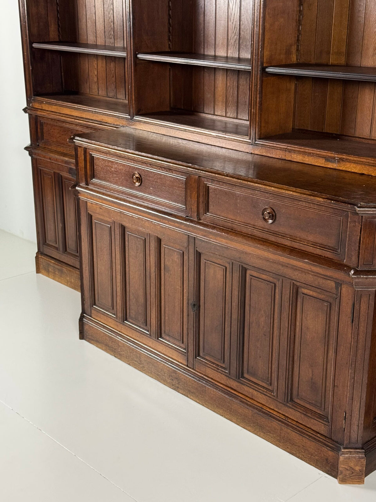 Giant Belgian Oak Library Bookcase, 1950s to 1960s, photo 9
