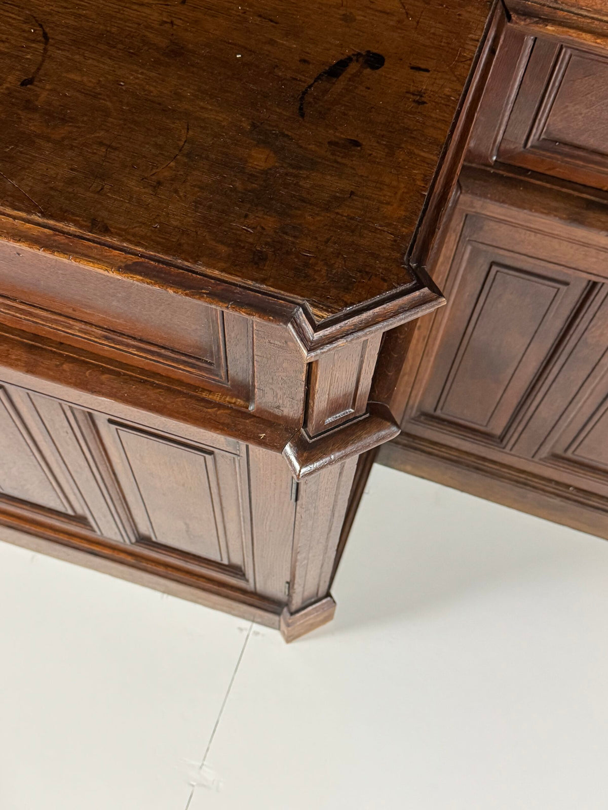 Giant Belgian Oak Library Bookcase, 1950s to 1960s, photo 18