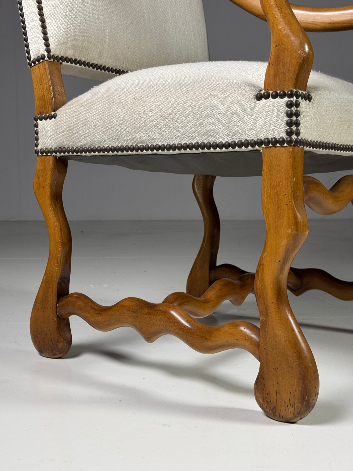 Set of Two Os de Mouton Dining Chairs, France, photo 18