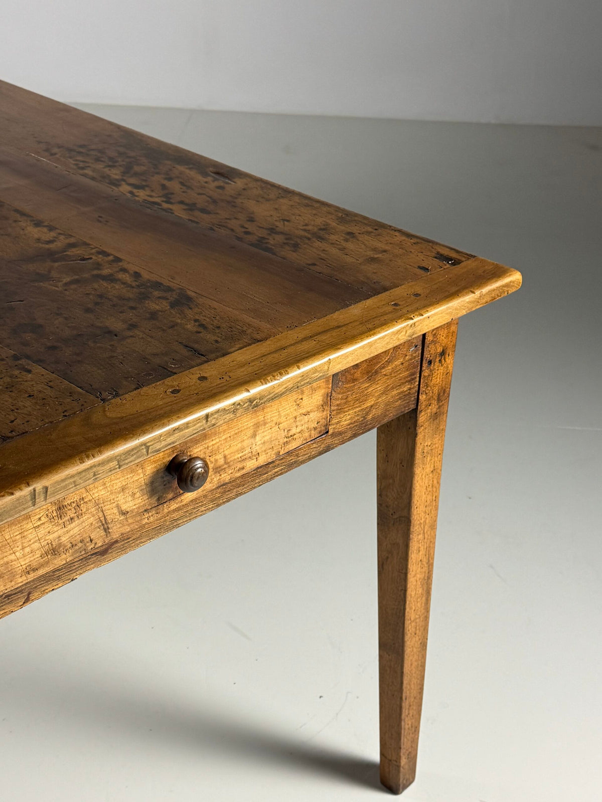 French Farmhouse Dining Table with End Drawers, Early 19th Century, photo 20