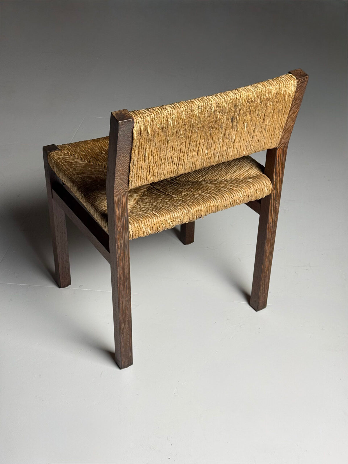 Set of Six Martin Visser Dining Chairs with Rush Seats, 1970s, photo 15