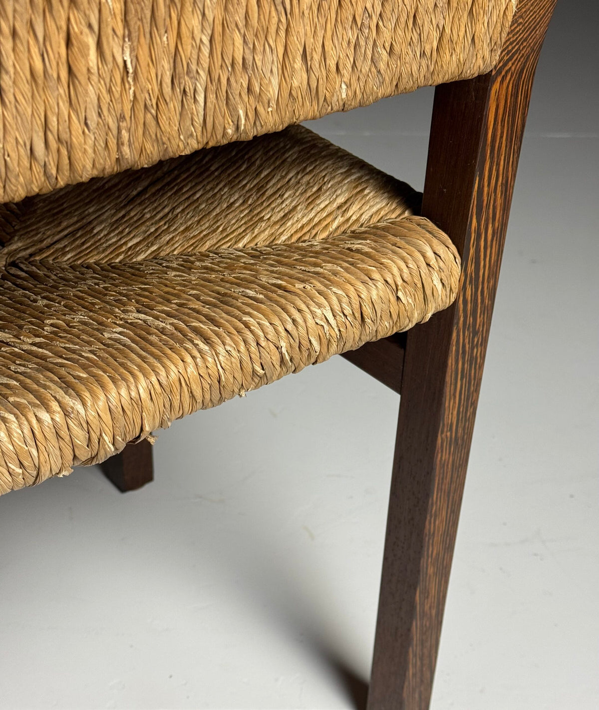 Set of Six Martin Visser Dining Chairs with Rush Seats, 1970s, photo 17