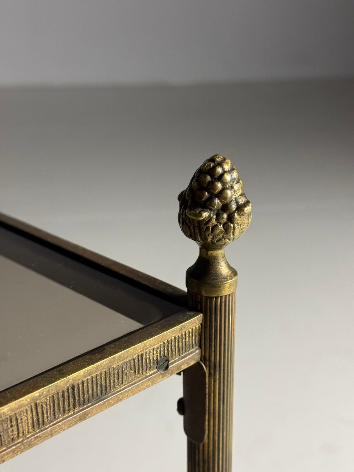 Brass Side Table in the Style of Maison Bagues, France, Mid 20th Century, photo 13